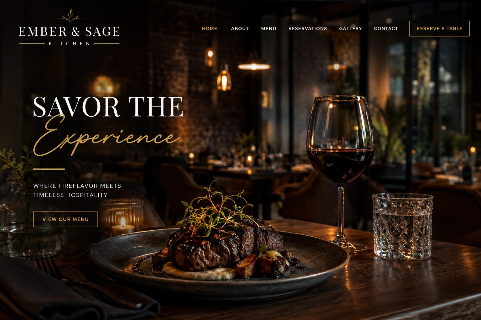 Vista previa de Ember & Sage Kitchen
